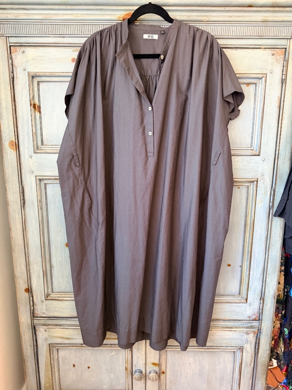 Uniqlo Dark Gray Long Tunic Dress Size M